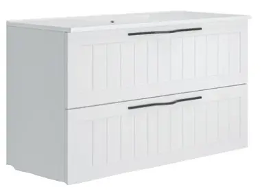 MUEBLE MOD COTTAGE DE DOS CAJONES SUSPENDIDO 