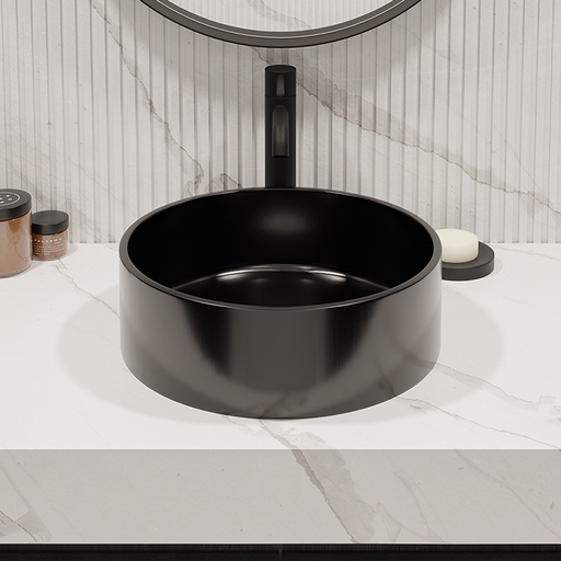 LAVABO SOBRE ENCIMERA MOD ACRIS ACERO INOX 37X14